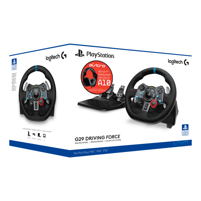 LOGITECH G29 GAMING VOLAN PS5/PS4/PS3/PC + SLUŠALICE ASTRO A10 - Image 2
